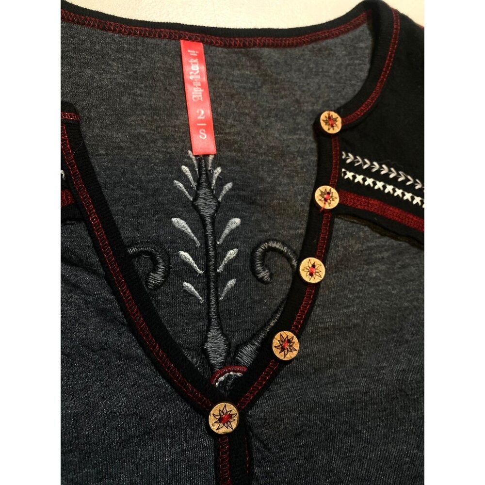 Alp-n-Rock Custom Henley Stowe Vermont Heather/Black Small MSRP$198 - Picture 7 of 16